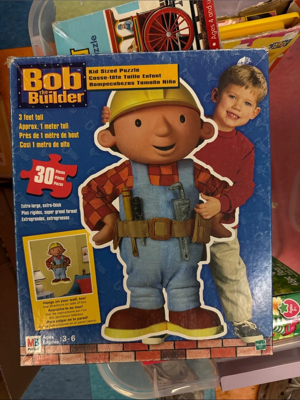 Kids Puzzle - Bob the Builder Character Puzzle- vintage